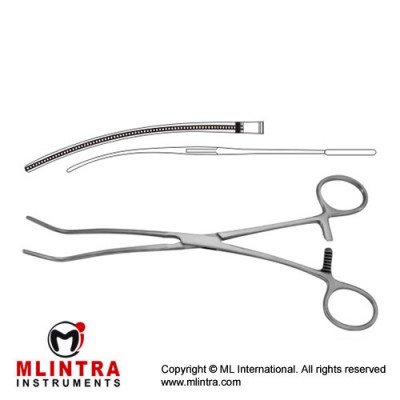 DeBakey Atrauma Multipurpose Vascular Clamp Stainless Steel, 20 cm - 8"
